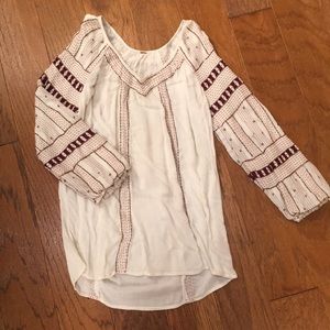Free people beaded tunic top